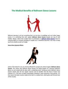 The Benefits of Ballroom Dancing for Body Image in the United States