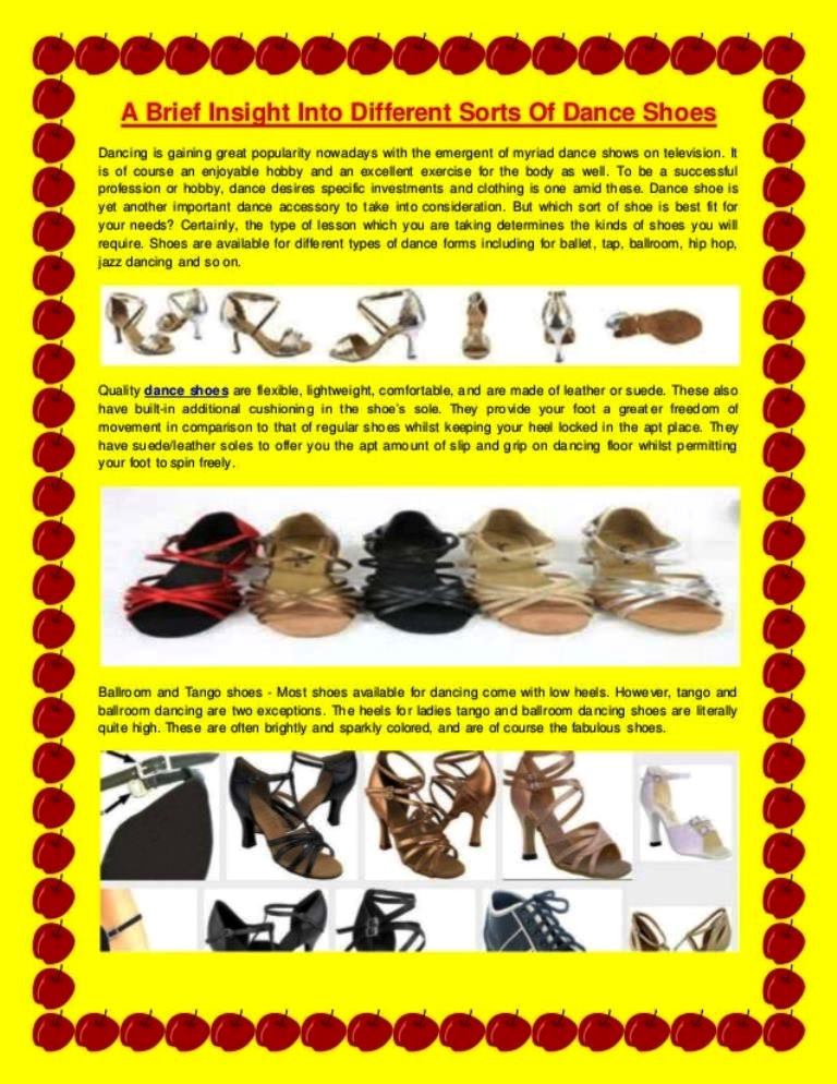 The Different Ballroom Dancing Shoes Used in the United States