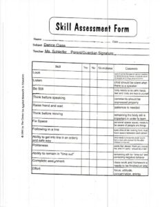 Evaluating Skill Level Assessing Proficiency in Ballroom Dance