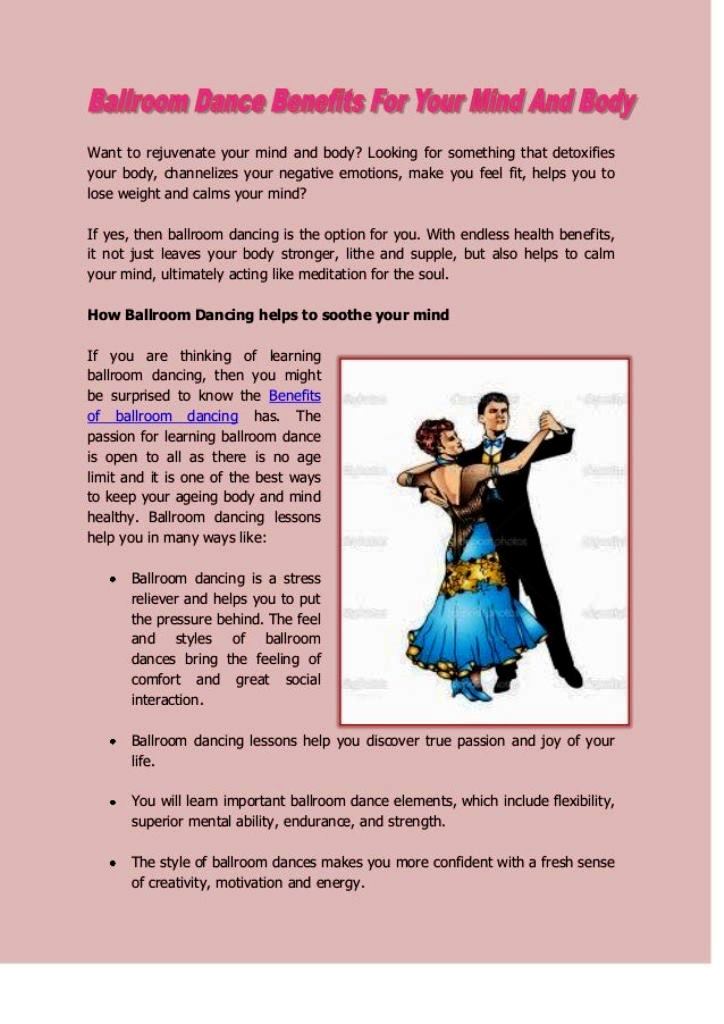 Dance as Therapy The Therapeutic Benefits of Ballroom Dance