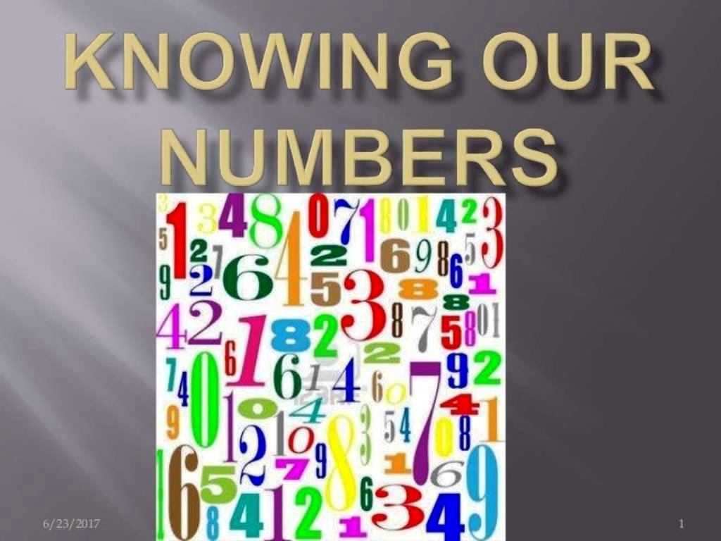 Information about our numbers.