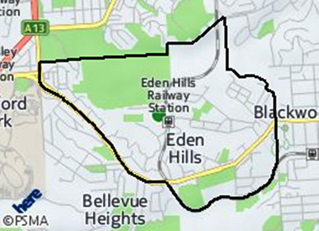 directions to Eden Hill Recreational Center